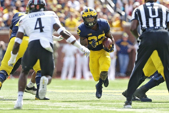 Karan Higdon (22)