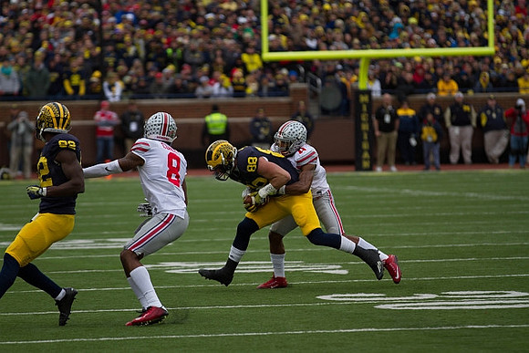 Amara Darboh (82) and Jake Butt (88)