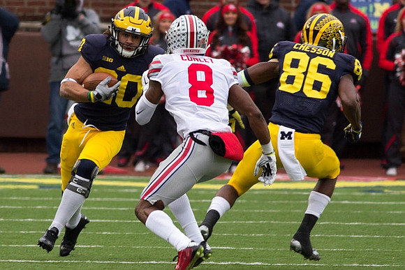 Drake Johnson (20) and Jehu Chesson (86)