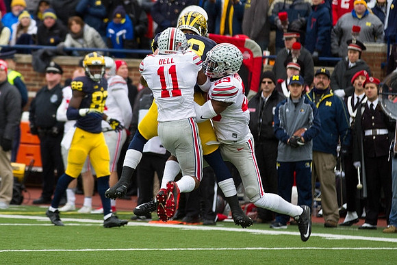 Amara Darboh (82) and Jake Butt (88)