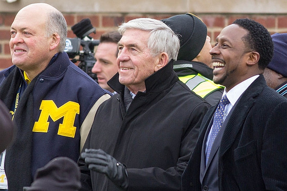 Jim Hackett, Gary Moeller, and Desmond Howard