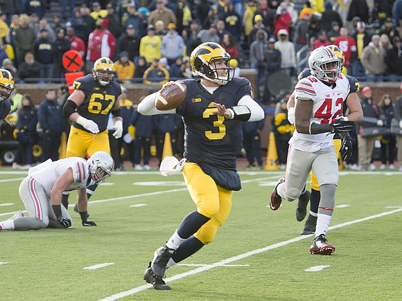 Kyle Kalis (67) and Wilton Speight (3)