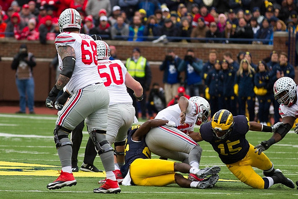 Jarrod Wilson (22) and James Ross (15)