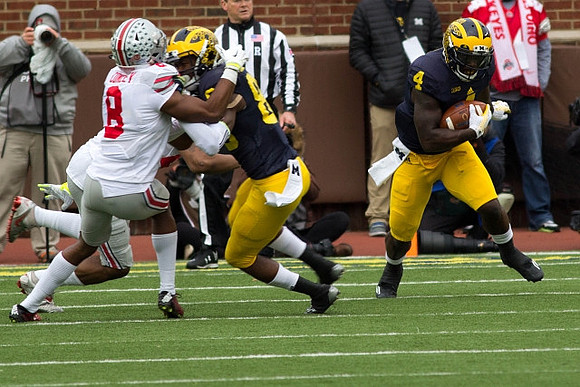 Jehu Chesson (86) and De'Veon Smith (4)