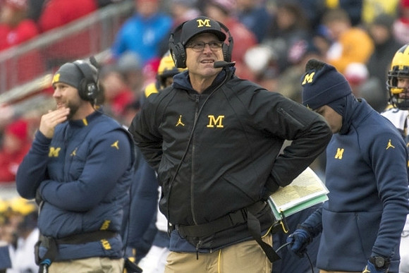 Jay Harbaugh and Jim Harbaugh