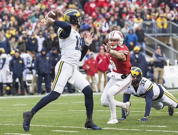 Brandon Peters (18) and Ty Isaac (32)