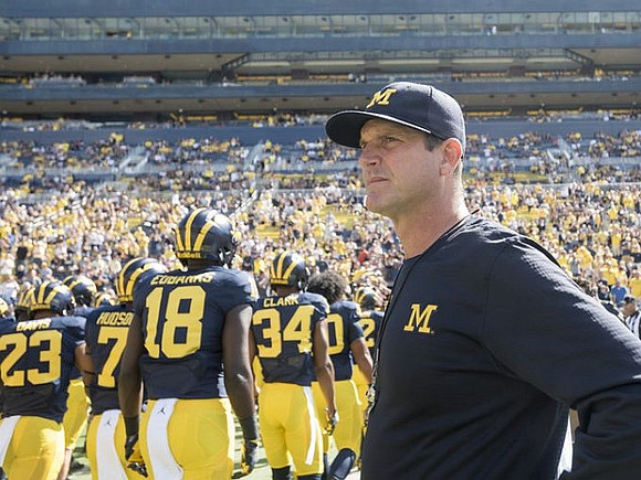 Jim Harbaugh and Team