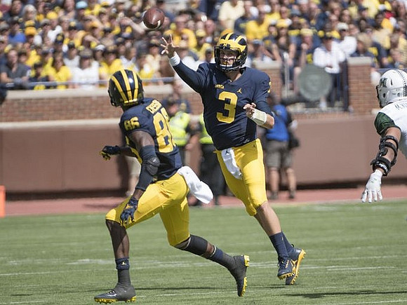 Jehu Chesson (86) and Wilton Speight (3)