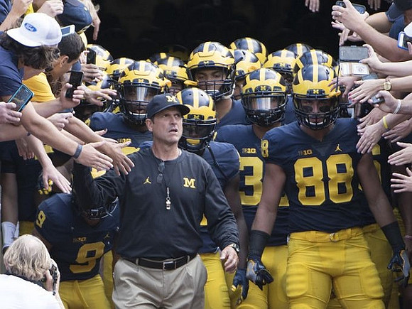 Jim Harbaugh and Michigan Team