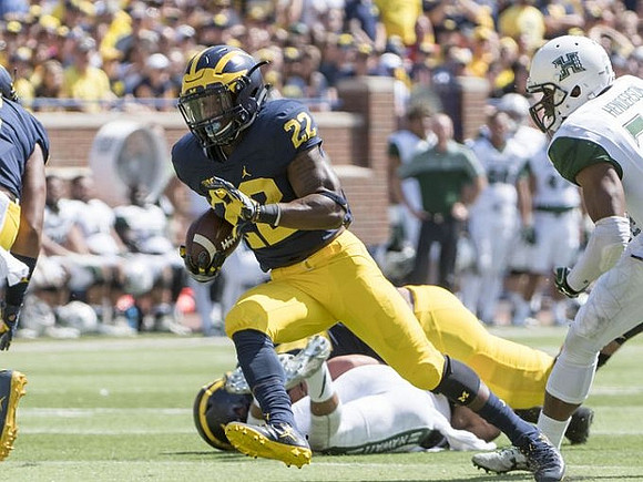 Karan Higdon (22)
