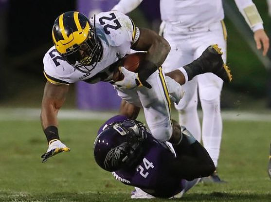 Karan Higdon (22)