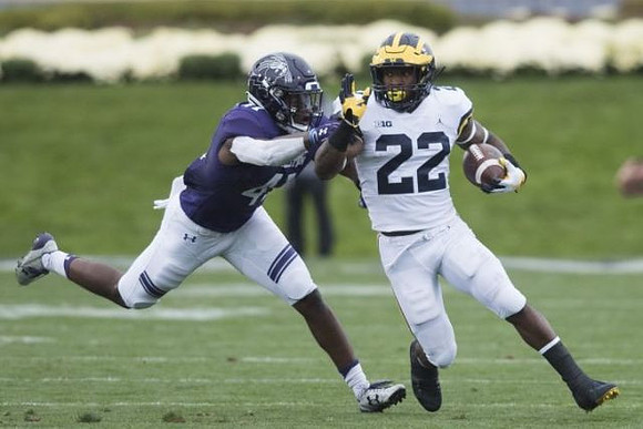 Karan Higdon (22)