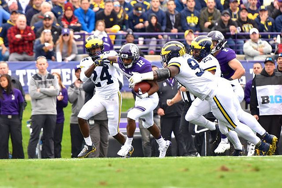 Lavert Hill (24), Lawrence Marshall (93), and Tyree Kinnel (23)