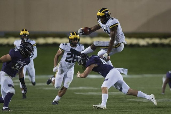 Brandon Watson (28) and Donovan Peoples-Jones (9)