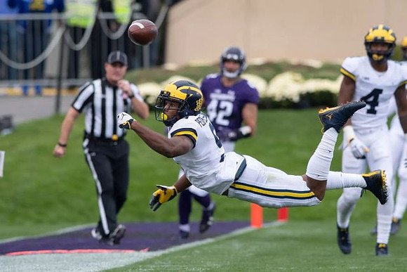 Donovan Peoples-Jones (9) and Nico Collins (4)