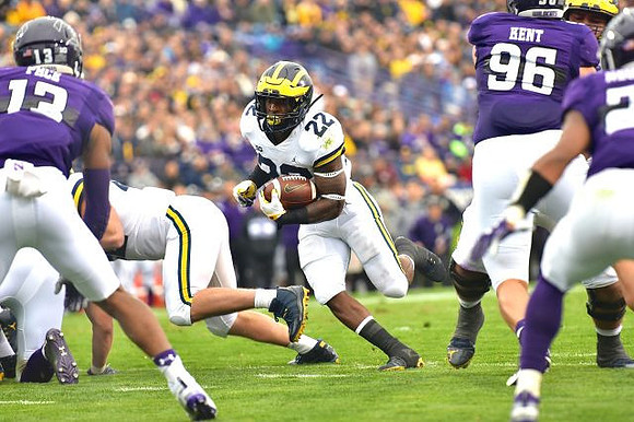 Karan Higdon (22)