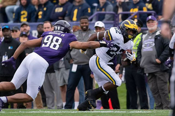 Karan Higdon (22)