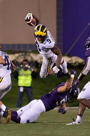 Jake McCurry (43) and Donovan Peoples-Jones (9)