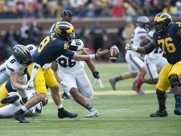 John O'Korn (8) and Juwann Bushell-Beatty (76)