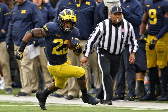 Karan Higdon (22)