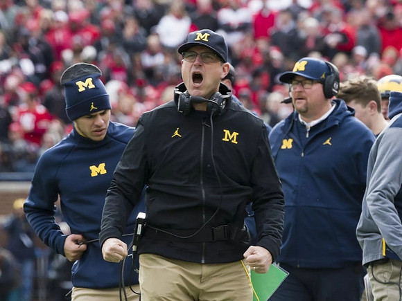 Jim Harbaugh and Tim Drevno