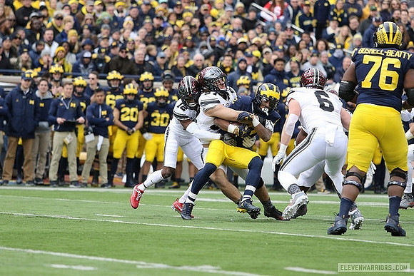 Chris Evans (12) and Juwann Bushell-Beatty (76)