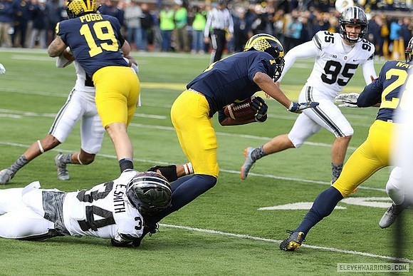 Henry Poggi (19), Ambry Thomas (1), and Brandon Watson (28)
