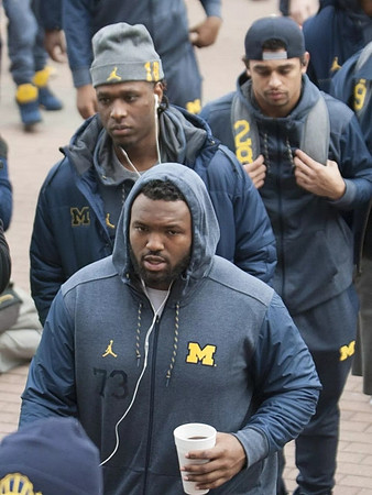 Maurice Hurst (73) and Brandon Watson (28)