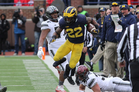 Karan Higdon (22)