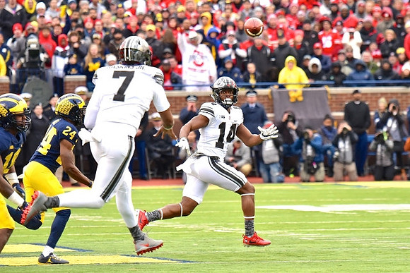 Devin Bush (10) and Lavert Hill (24)