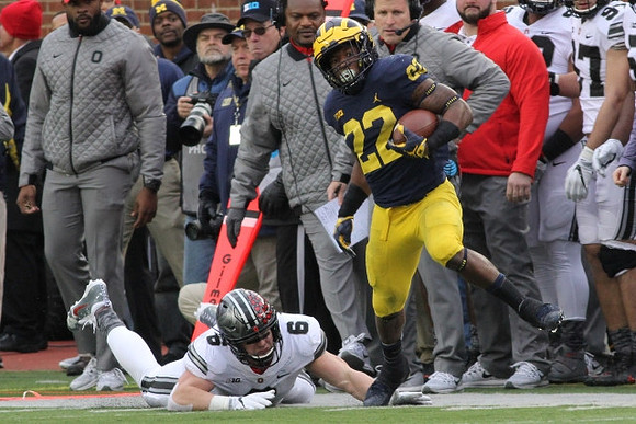 Karan Higdon (22)