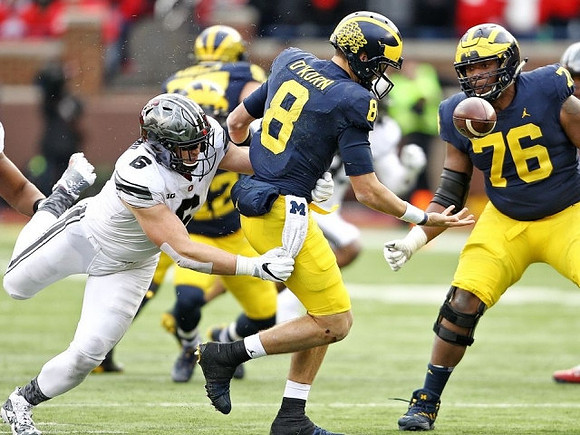 John O'Korn (8) and Juwann Bushell-Beatty (76)