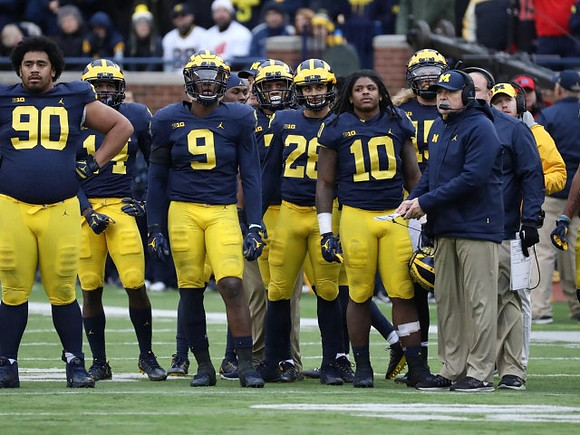 Bryan Mone (90), Josh Metellus (14), Mike McCray (9), Brandon Watson (28), Devin Bush (10), and Don Brown