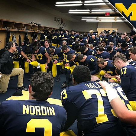 Jim Harbaugh and Michigan Team