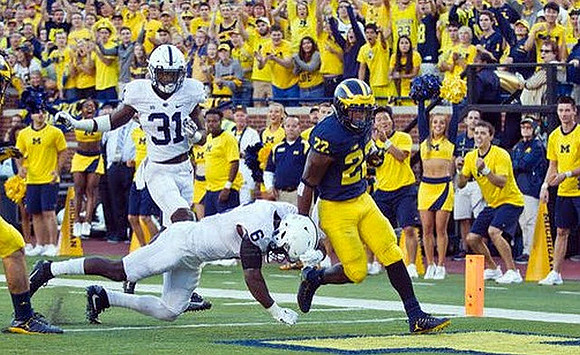 Karan Higdon (22)