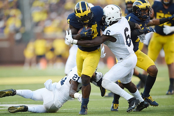 De'Veon Smith (4) and Kekoa Crawford (1)
