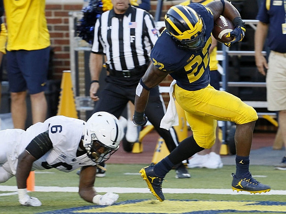 Karan Higdon (22)