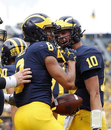 Ronnie Bell (8) and Dylan McCaffrey (10)
