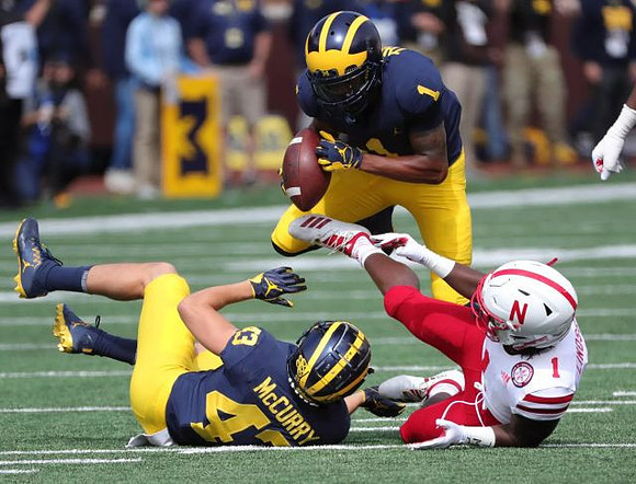 Jake McCurry (43) and Ambry Thomas (1)