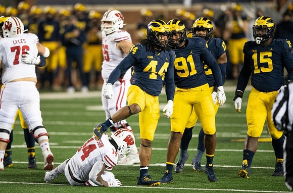 Cameron McGrone (44), Taylor Upshaw (91), Josh Ross (12), and Christopher Hinton (15)