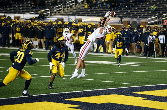 Brad Hawkins (20), Cameron McGrone (44), and Gemon Green (22)