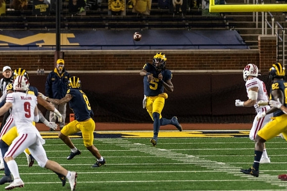 Joe Milton (5), Ronnie Bell (8), and Nick Eubanks (82)