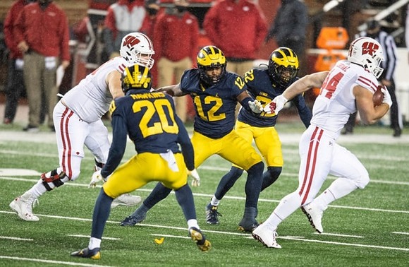 Brad Hawkins (20), Josh Ross (12), and Gemon Green (22)