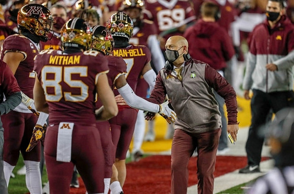 Minnesota Head Coach P. J. Fleck