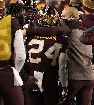 Minnesota Head Coach P. J. Fleck