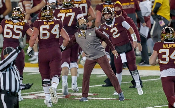 Minnesota Head Coach P. J. Fleck