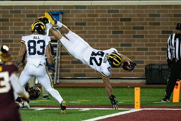 Erick All (83) and Ben Mason (42)