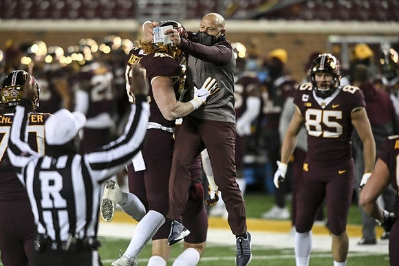 Minnesota Head Coach P. J. Fleck