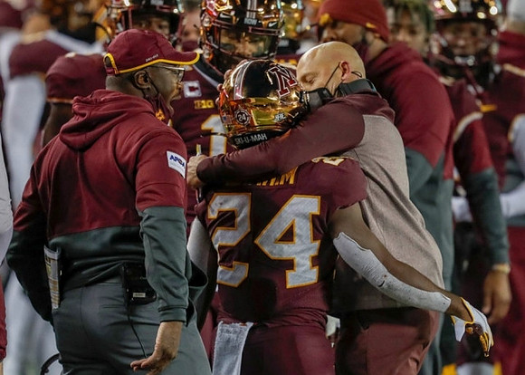 Minnesota Head Coach P. J. Fleck