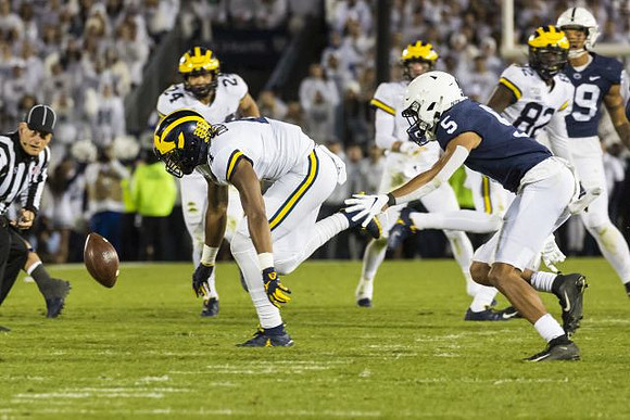 Zach Charbonnet (24), Nico Collins (4), Shea Patterson (2), and Nick Eubanks (82)